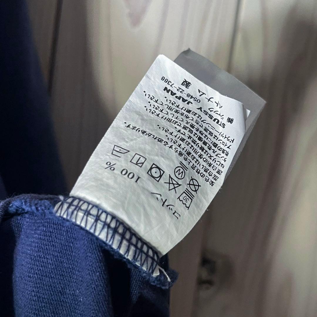 【良品 S】ステューシー 刺繍ロゴ 8ボール ポケット Tシャツ