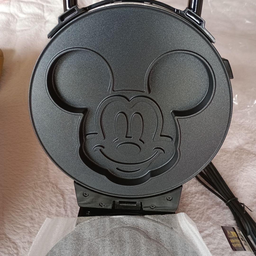 最終値下げ取説有 美品DisneyミッキーマウスワッフルメーカーWAFU-100