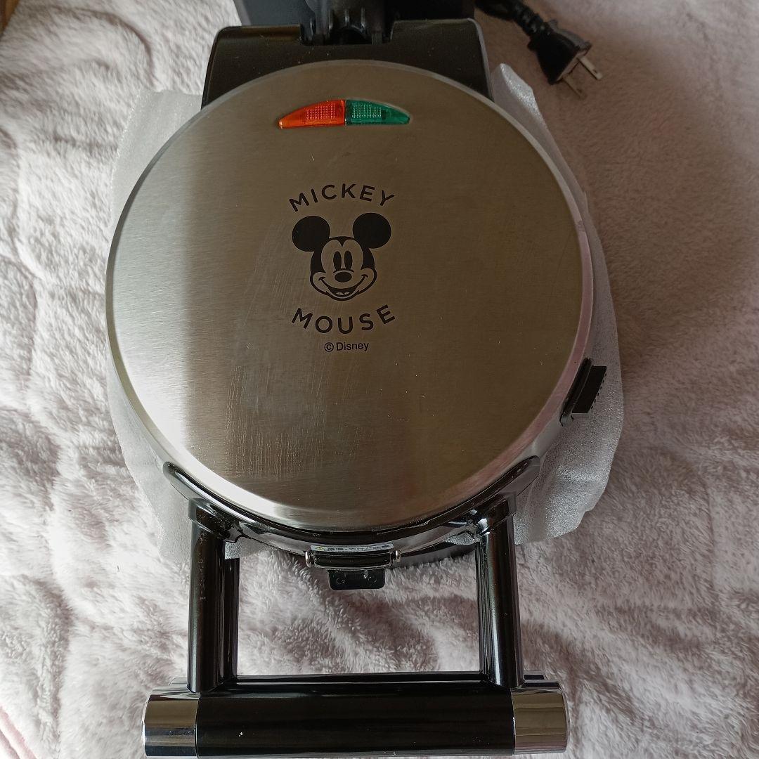 最終値下げ取説有 美品DisneyミッキーマウスワッフルメーカーWAFU-100