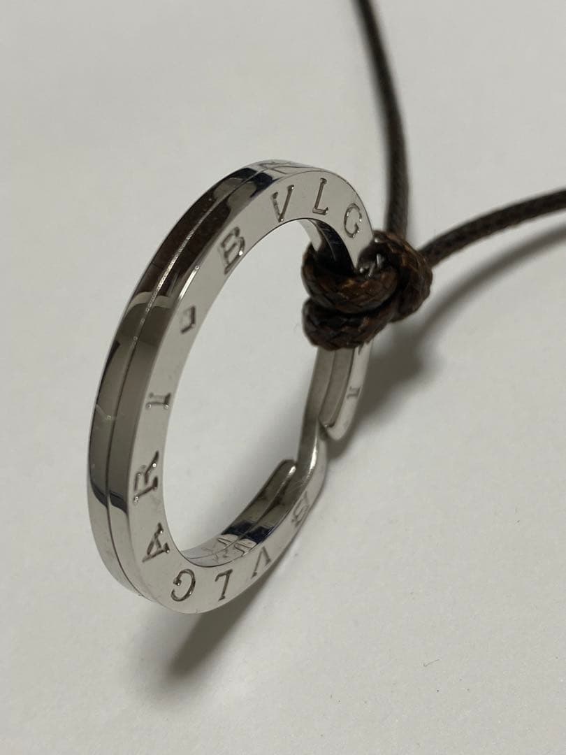 【美品】BVLGARI シルバーリングペンダント【3月19日までの特別価格】