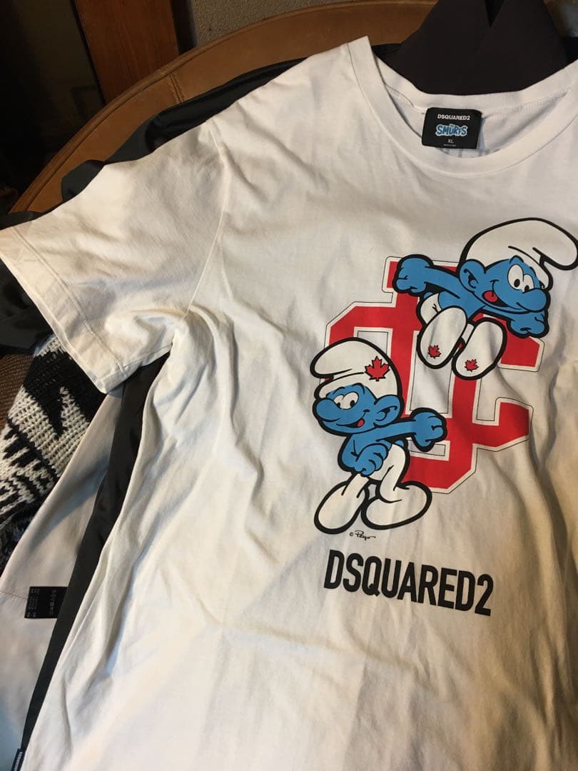 あっきー dsquared2 × SMURFS T