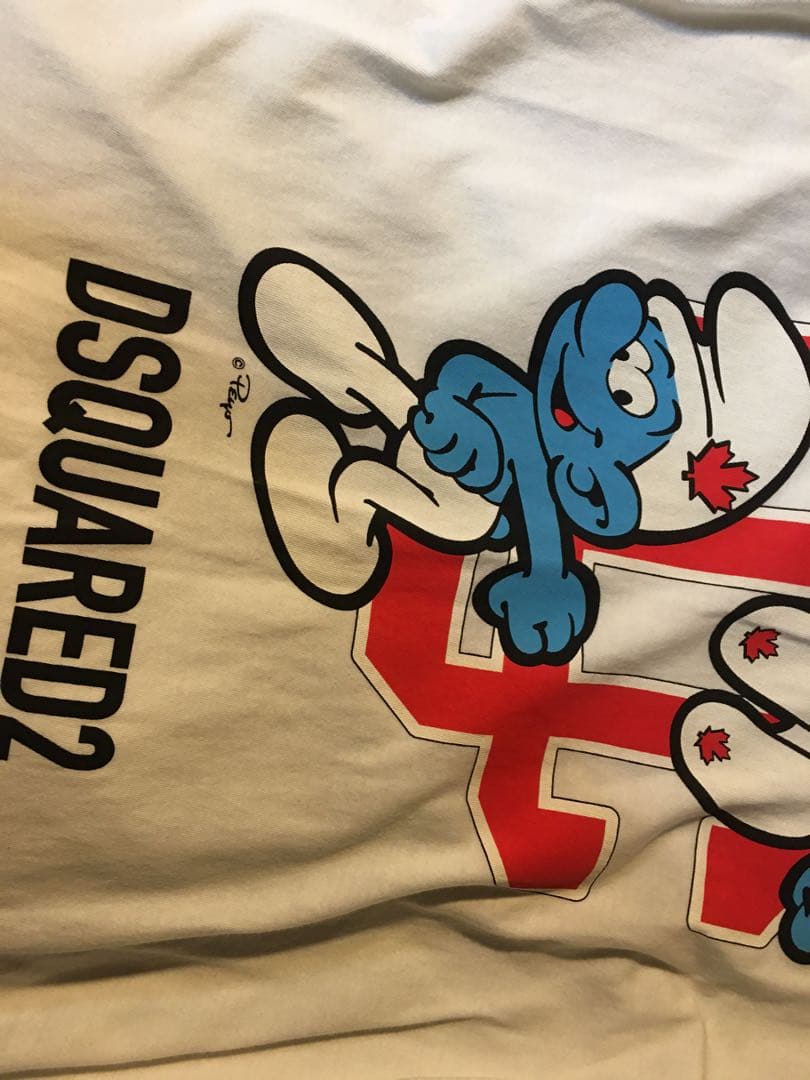 あっきー dsquared2 × SMURFS T
