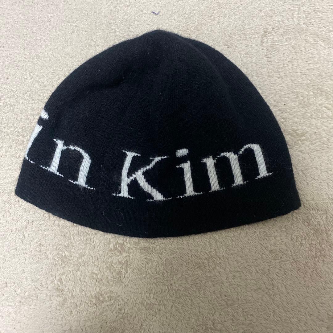 Matin Kim ニット帽 ブラック MK2500BN006V-BB-F