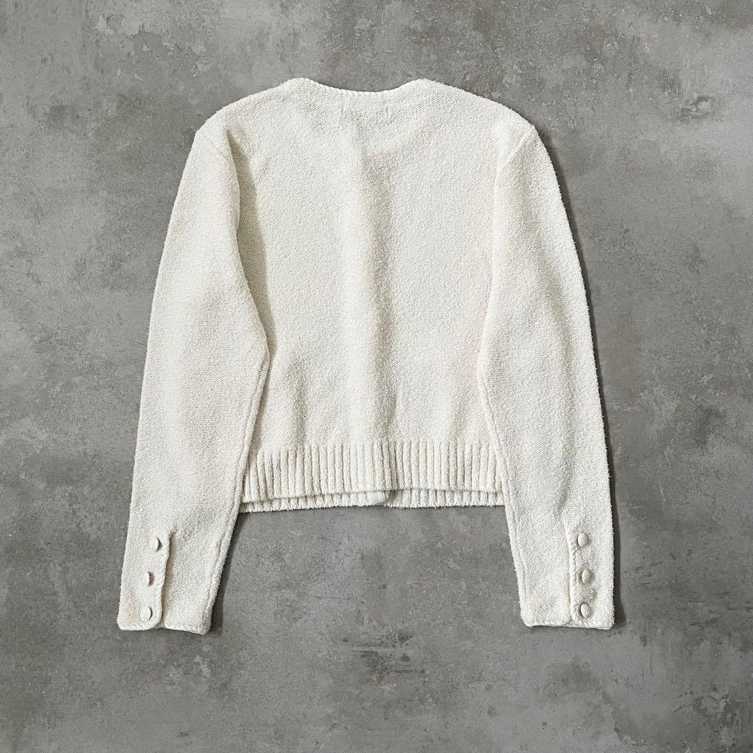 24SS ANAYI アナイ メランジブークレ カーディガン