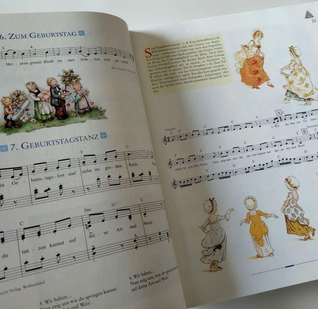 洋書ドイツ語 Das Buch der Kinderlieder子供の歌 楽譜集