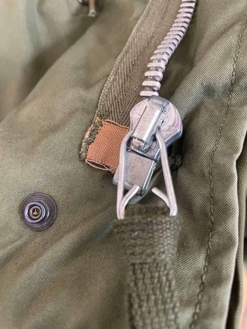 70's M65 アルミジップ　XS フルセット　ヴィンテージ　モッズコート