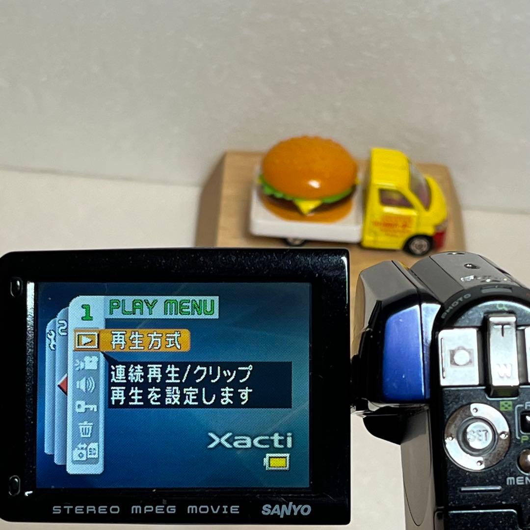 ⭐️極美品⭐️SANYOデジタルムービーカメラXacti DMX-CG6ネイビー