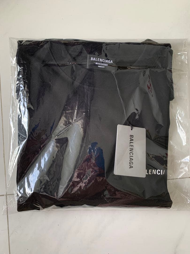 ⭐️新品 BALENCIAGA バレンシアガ　Tシャツ　ブラック(1070) XL