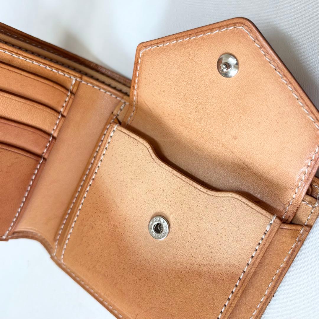 【美品】　エンダースキーマ　half folded wallet カウレザー