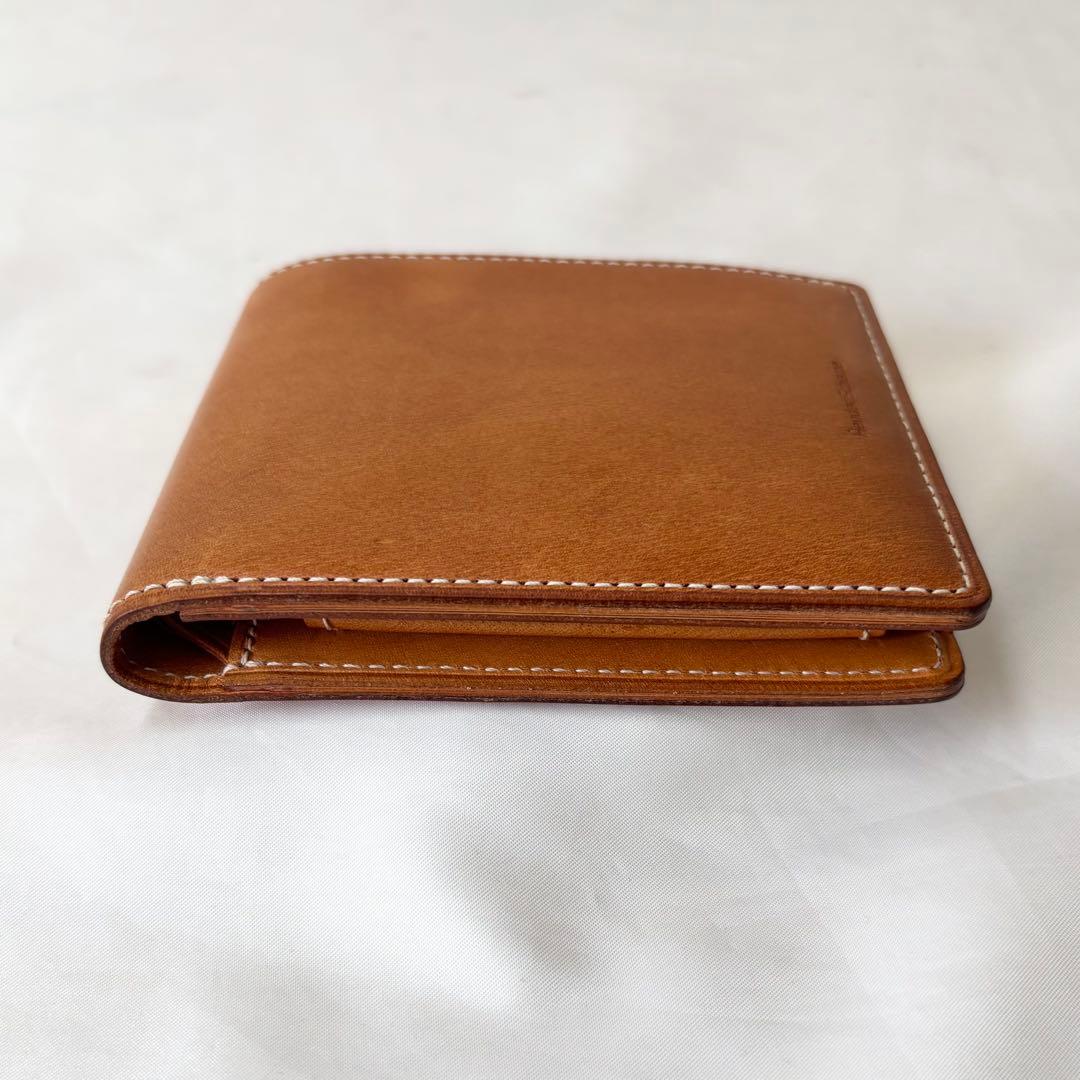 【美品】　エンダースキーマ　half folded wallet カウレザー
