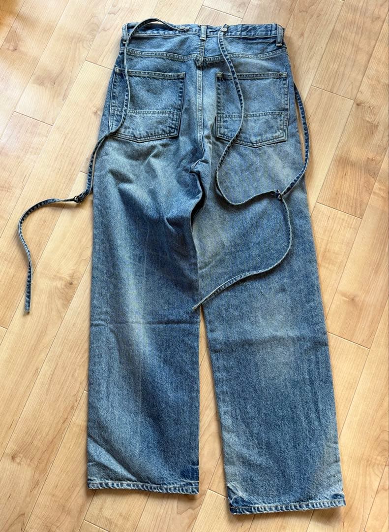 Whim Gazette(ウィム ガゼット)サスペンダーDENIM デニム