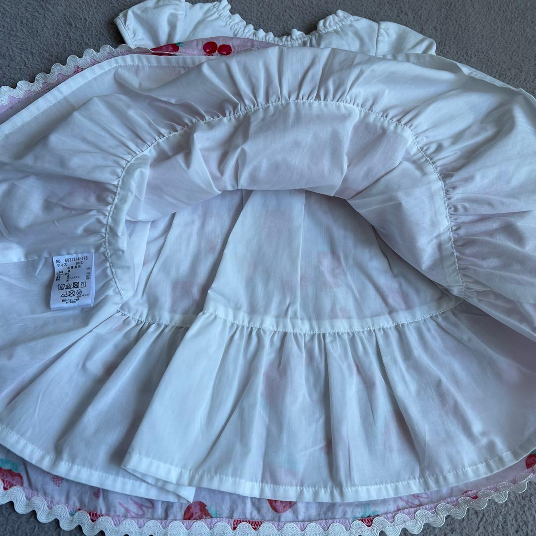 メゾピアノ　いちごワンピース　90cm