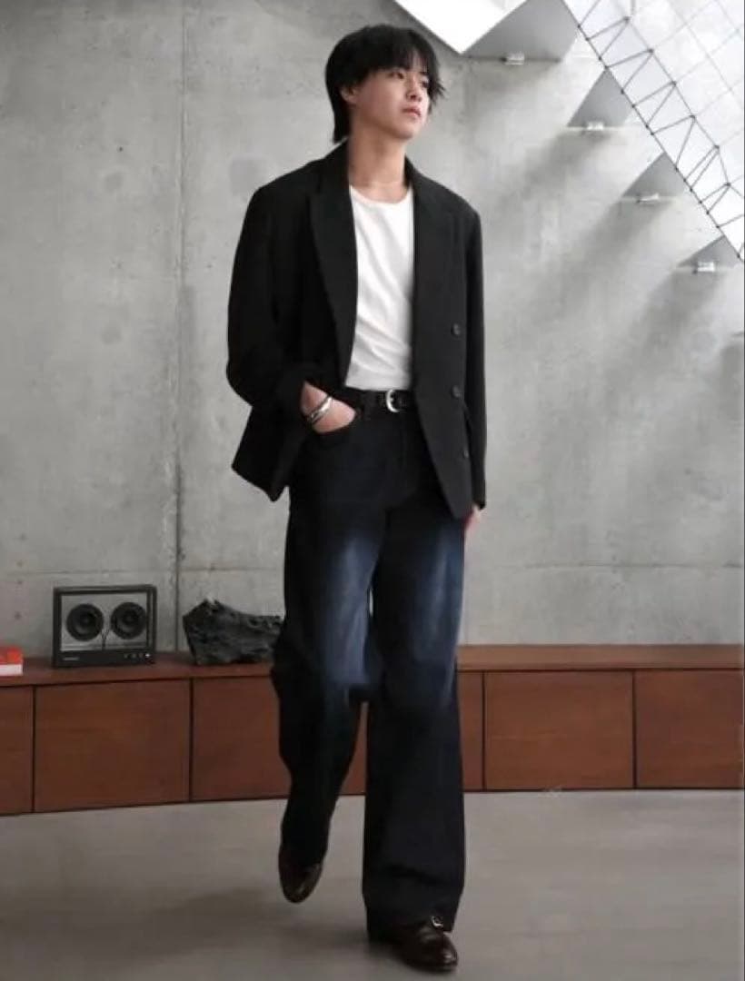 ジャケット・アウター SINSS Tweed double tailored jacket