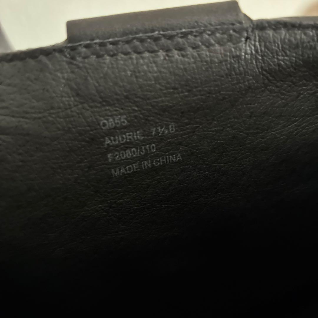 COACH コーチ　ロングブーツ レザー　ブラック　バックル付き　7.5