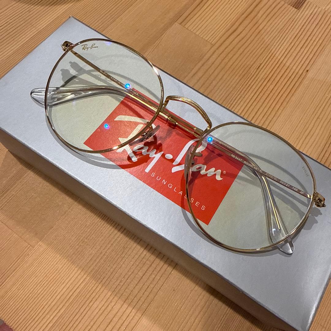 Ray-Ban ラウンドメタル　プレミア生産終了ライン　美品　ケース付き