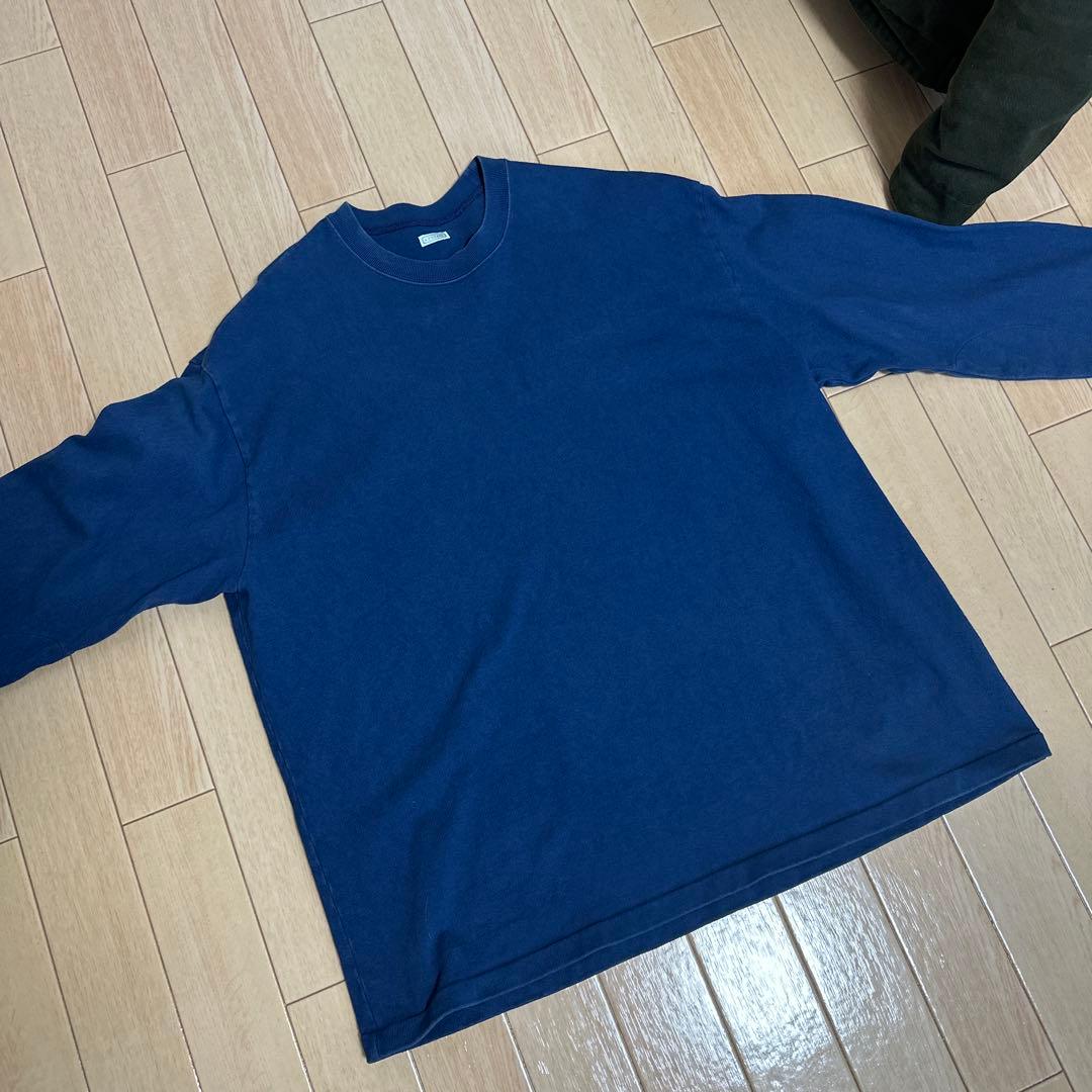 A.PRESSE ネイビー 長袖Tシャツ