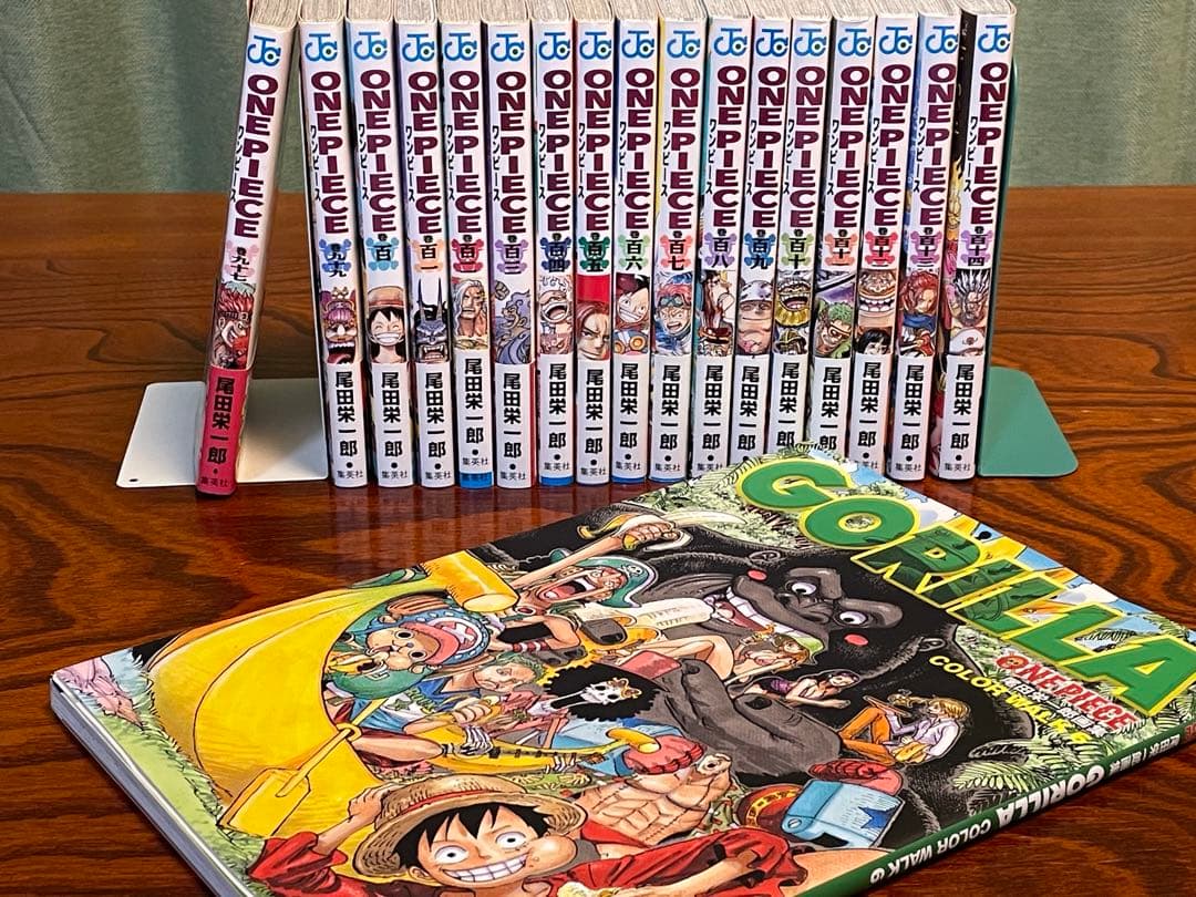 【全巻初版・帯付】ONE PIECE 97-114巻＋初版画集 特典付