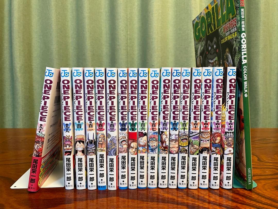 【全巻初版・帯付】ONE PIECE 97-114巻＋初版画集 特典付