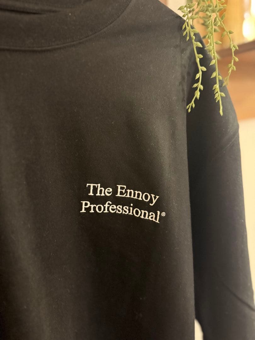 ENNOY エンノイ　Tシャツ　ブラック　美品