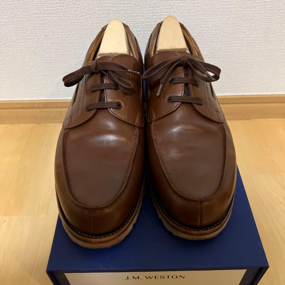 J.M.WESTON 690 ロシアンカーフ 8D 純正シューツリー付　ヨット