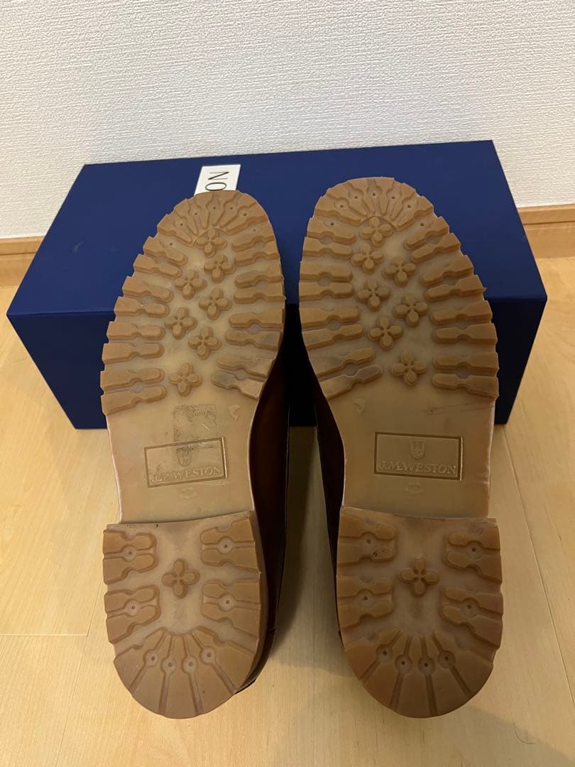 J.M.WESTON 690 ロシアンカーフ 8D 純正シューツリー付　ヨット