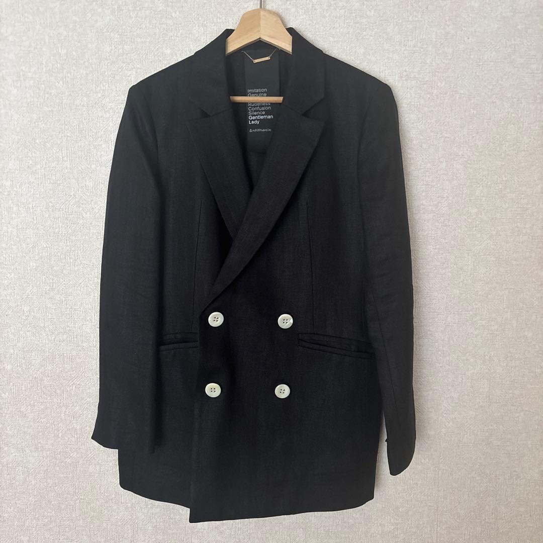 ⭐️超美品　chaos ヘリンボンリネンジャケット