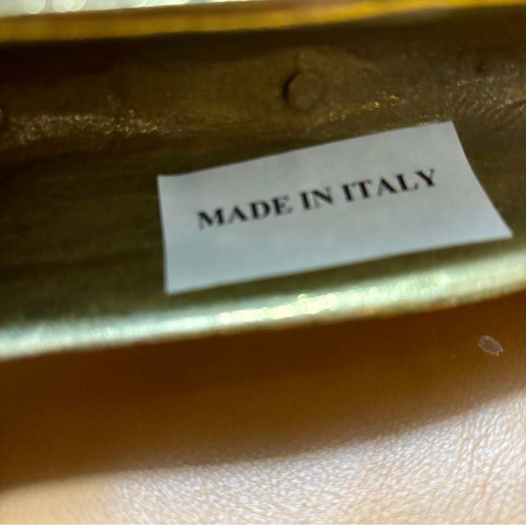 ②イタリア製 ハンガーポール ハンガーラック コート 輸入家具 真鍮 ゴールド