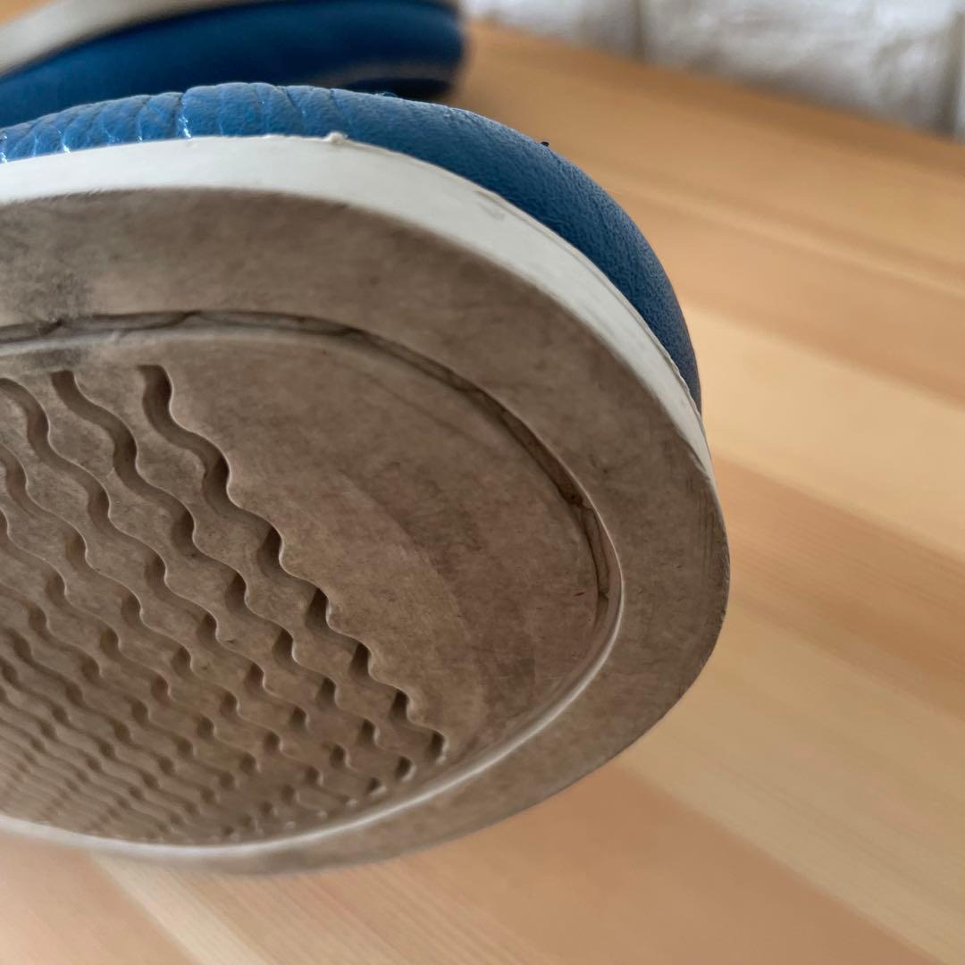 【美品】セバゴSEBAGO デッキシューズ　ブルーシボ革