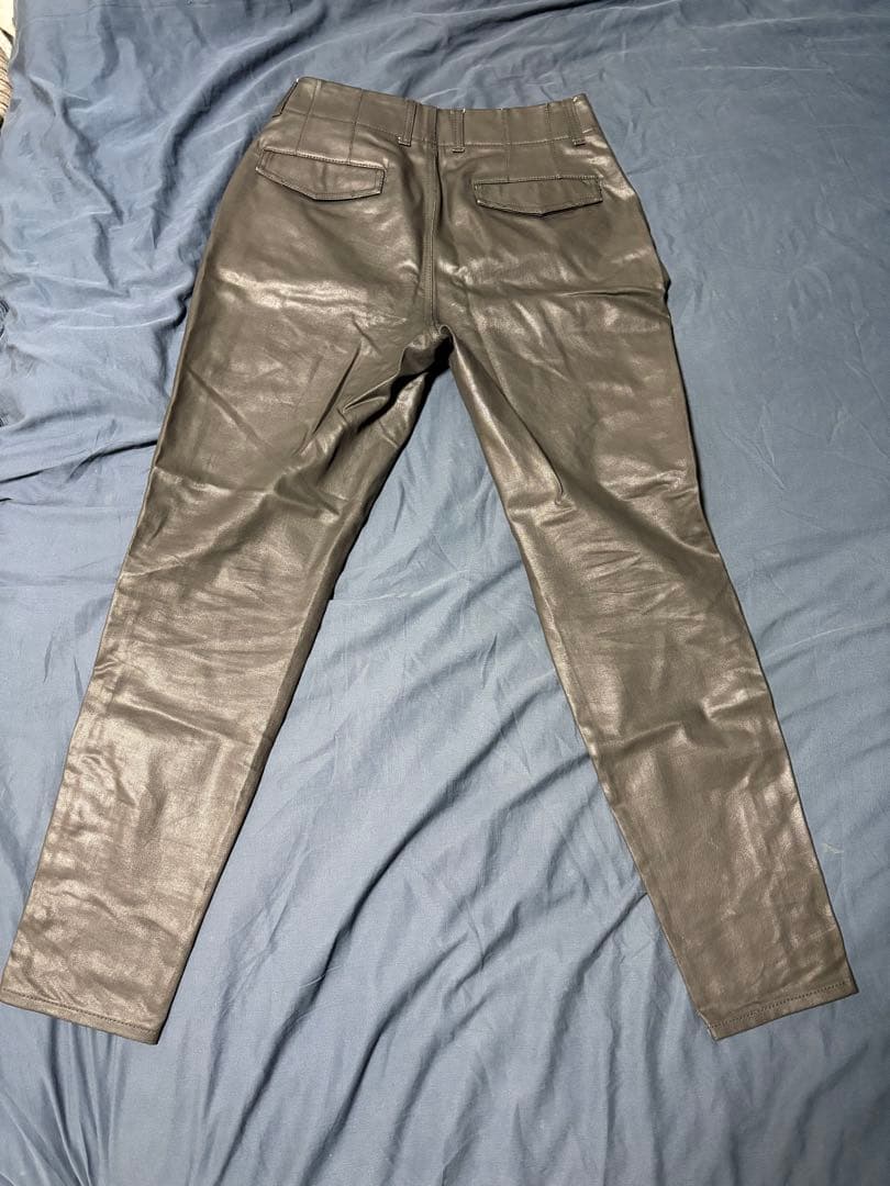 ALEXANDER McQUEEN レザーデニム 46