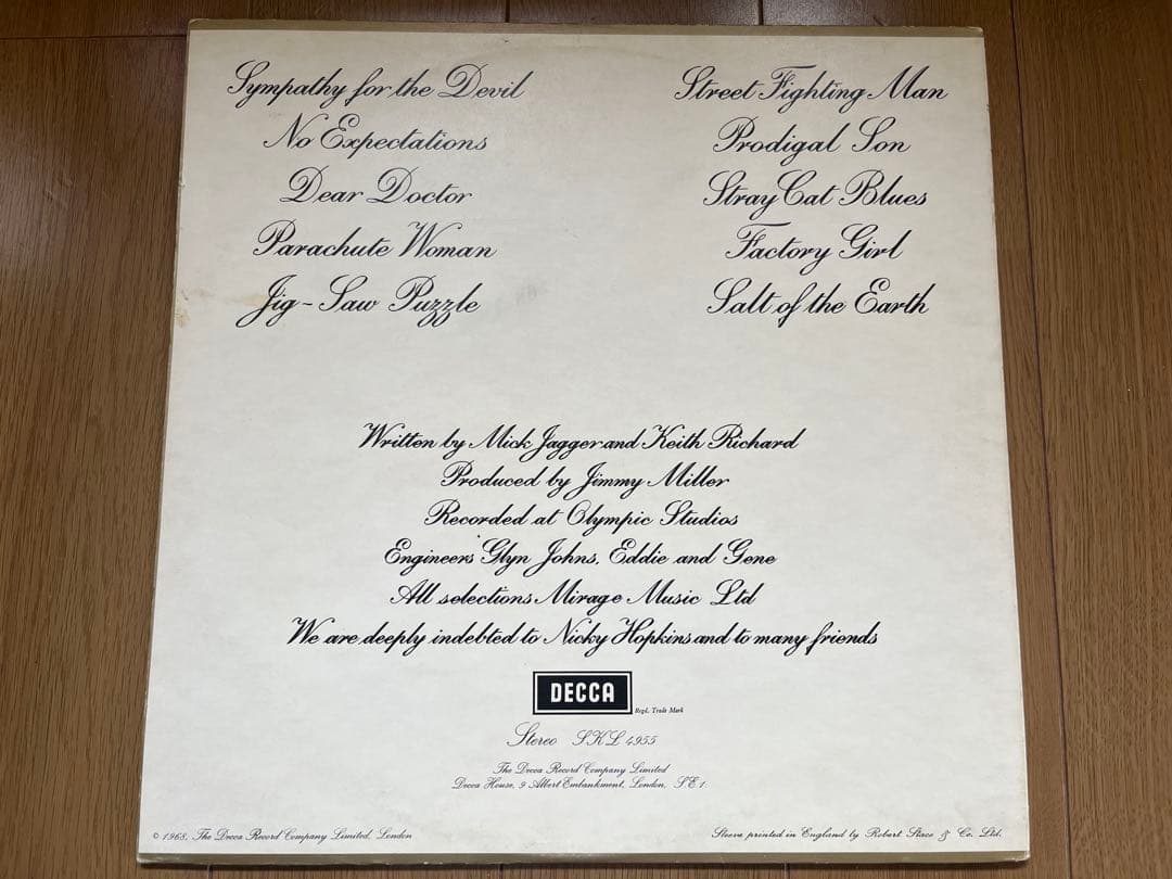 The Rolling StonesUKオリジナルBeggars Banquet