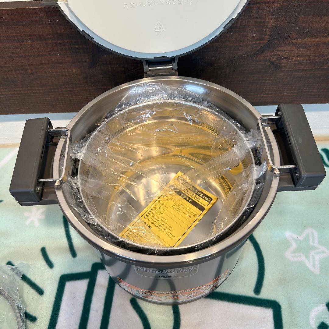 ◇未使用◇ サーモス　シャトルシェフ　4.5L KPY-4500 IH対応