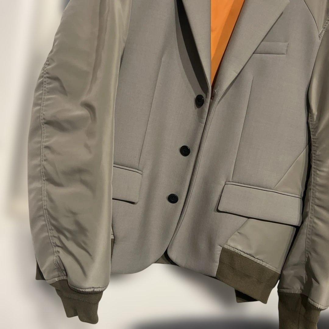 は*う様 sacai 25SS Suiting Bonding Mix Jack