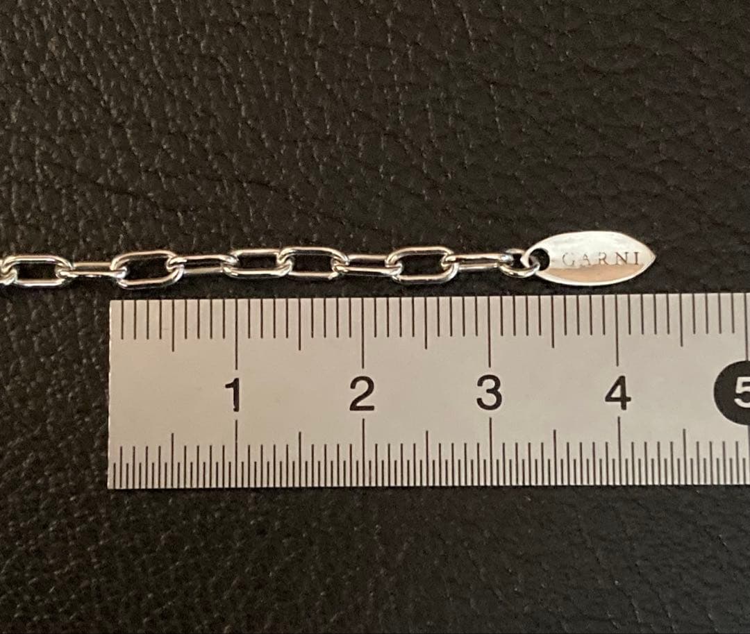 GARNI 約55cm チェーンネックレス シルバー925 ガルニ silver