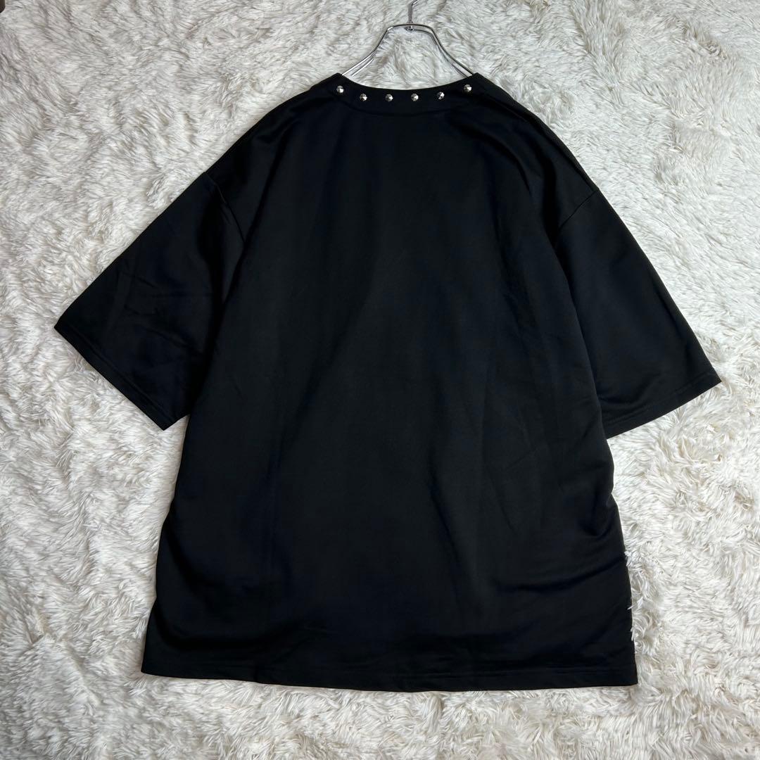 CIVARIZE シヴァーライズ スタッズ 半袖 ジップ Tシャツ FREE