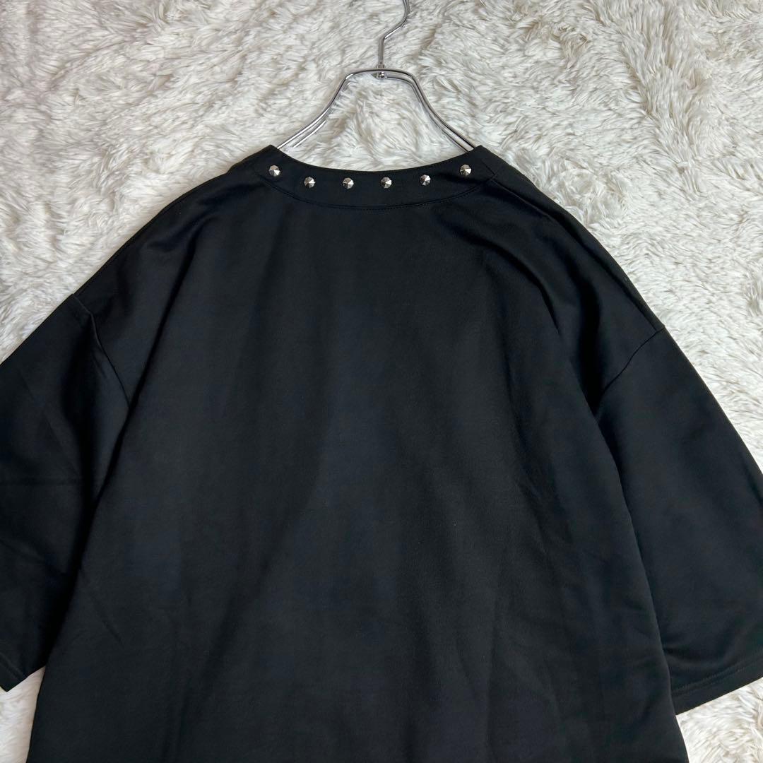 CIVARIZE シヴァーライズ スタッズ 半袖 ジップ Tシャツ FREE