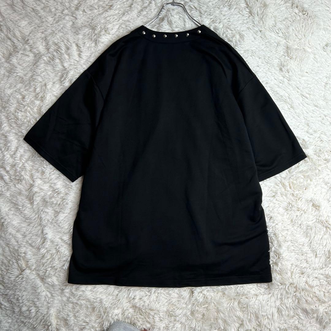 CIVARIZE シヴァーライズ スタッズ 半袖 ジップ Tシャツ FREE