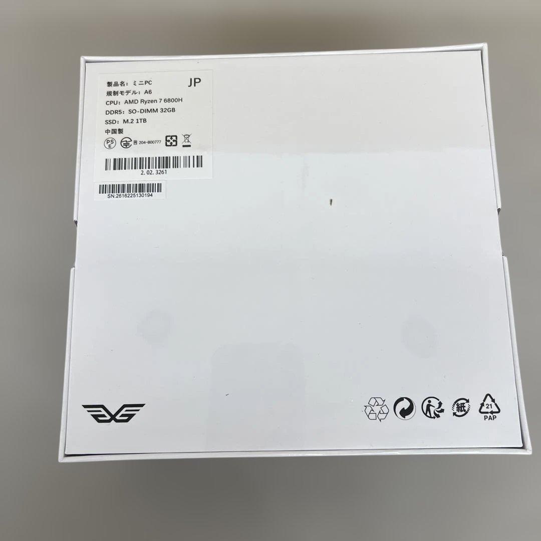 512357 GEEKOM A6ミニpc、AMD Ryzen 7 6800H搭載