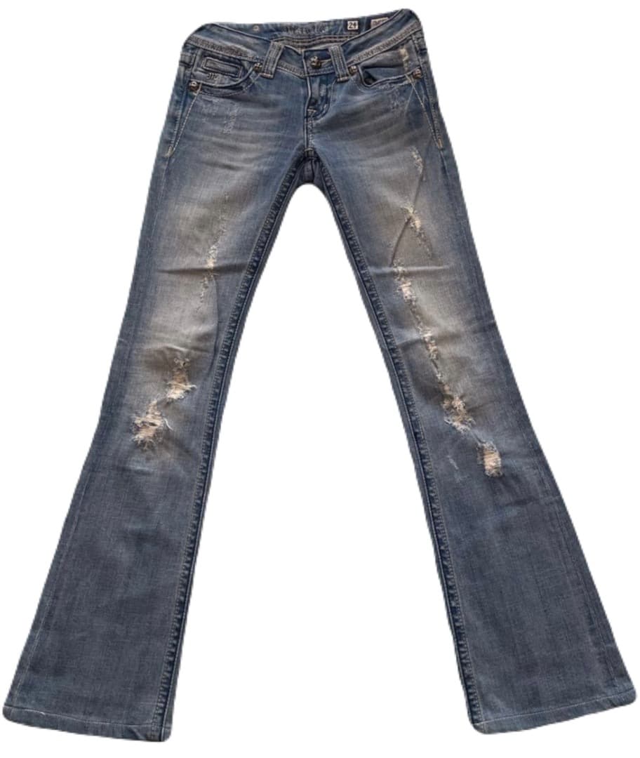 missme ブーツカット　フレア　デニム　y2k 平成ギャル　vintage