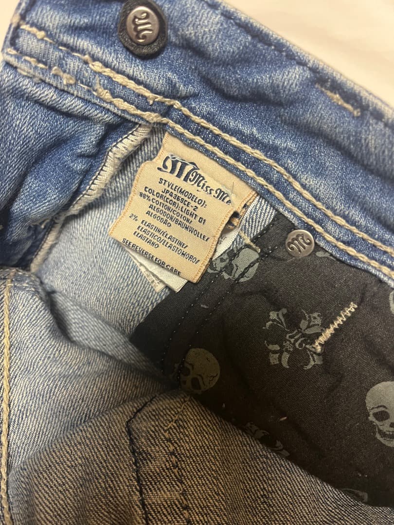 missme ブーツカット　フレア　デニム　y2k 平成ギャル　vintage