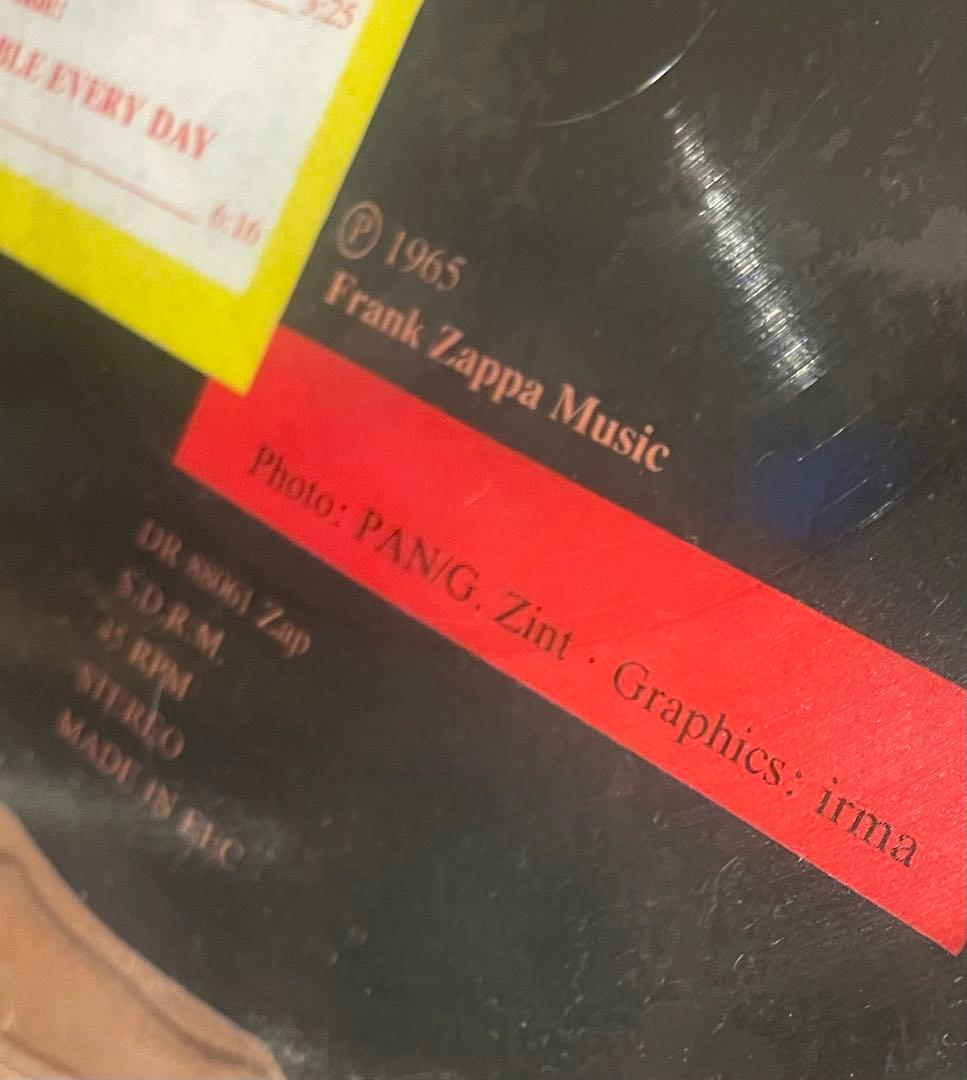 ピクチャーEP FRANK ZAPPA HUNGRY FREAKS,DADDY