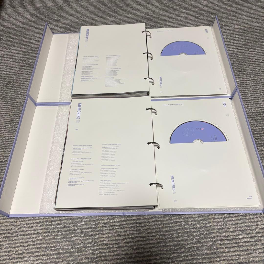 BTS MEMORIES OF 2018 DVD テテ ジミン セット