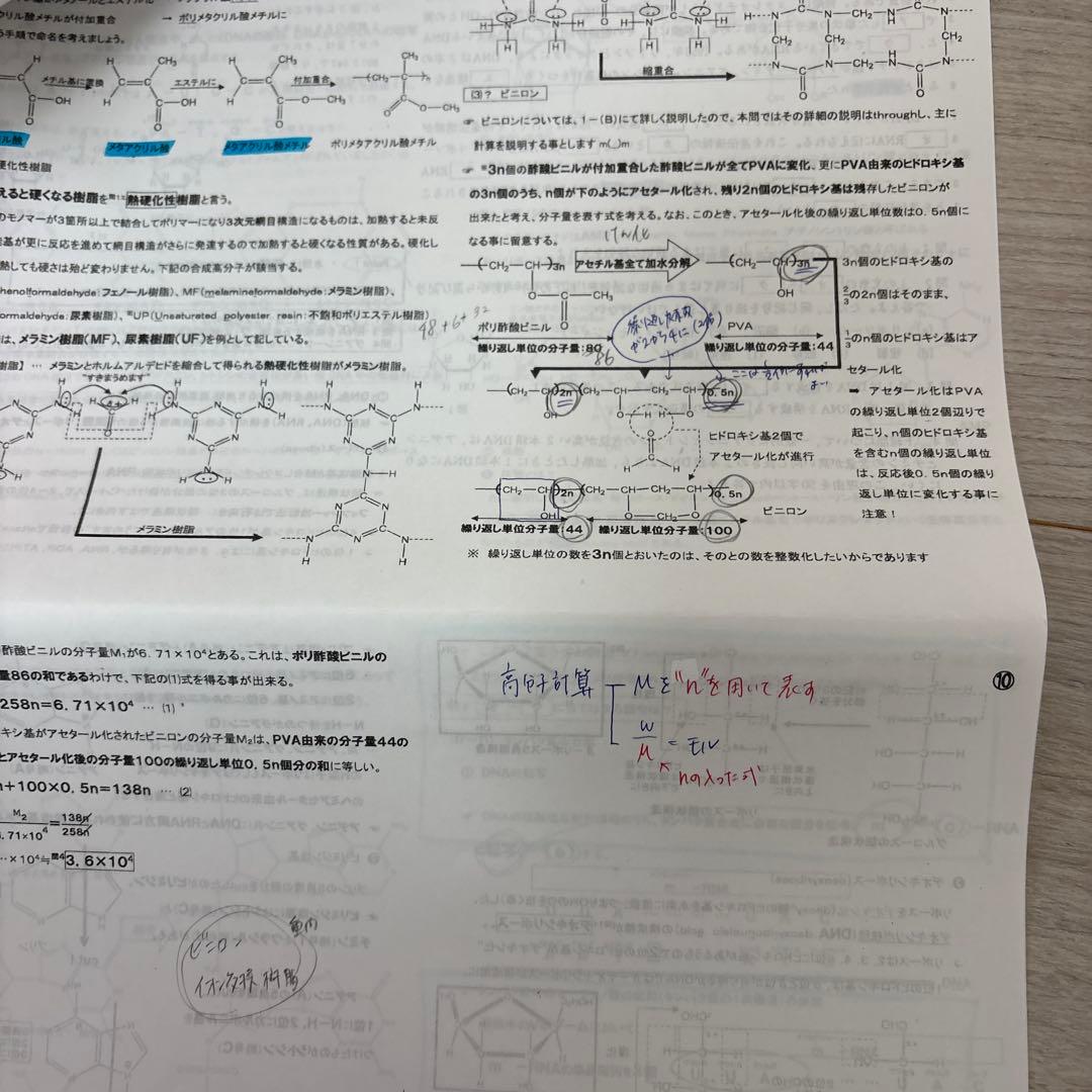 駿台　山下先生　高3スーパー化学α テスト演習全13回分