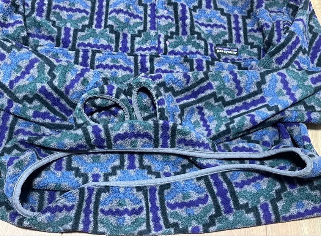 90s Patagonia テウェルチェ柄　雪なし　スナップT L