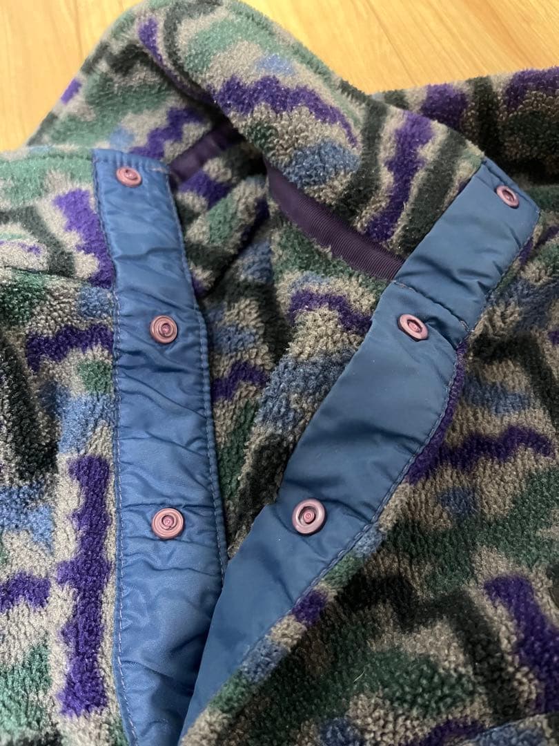 90s Patagonia テウェルチェ柄　雪なし　スナップT L