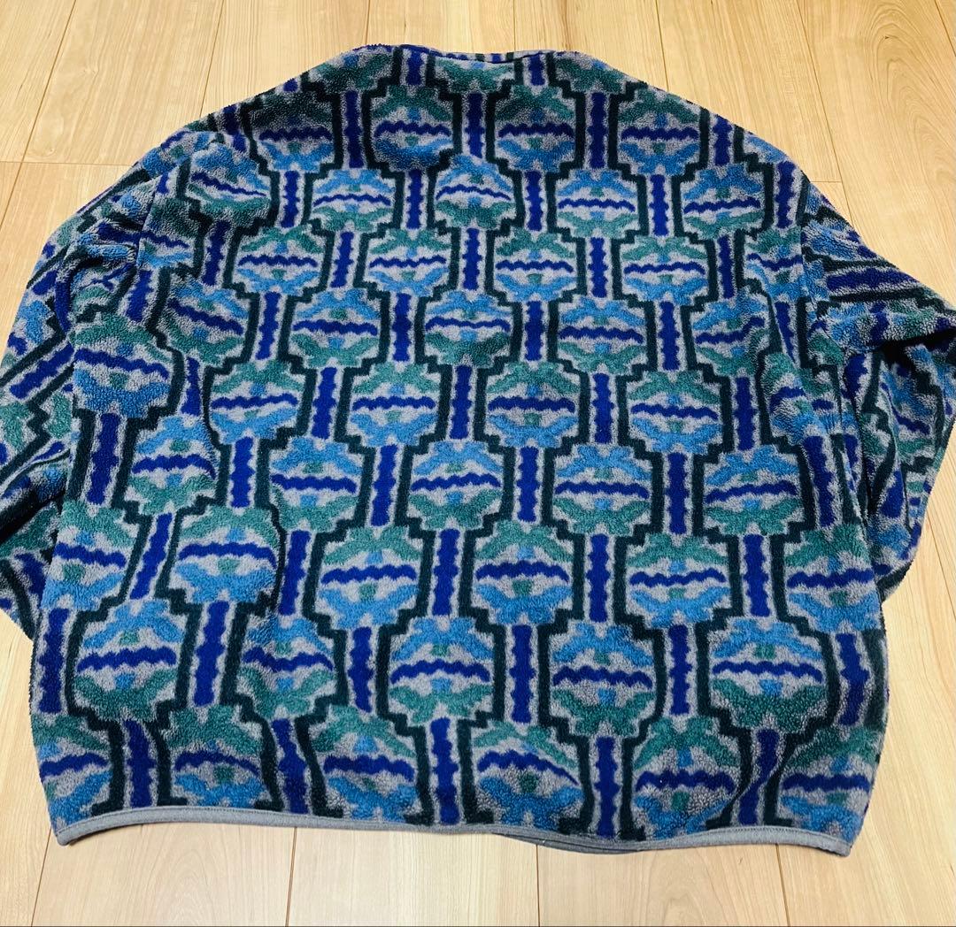 90s Patagonia テウェルチェ柄　雪なし　スナップT L