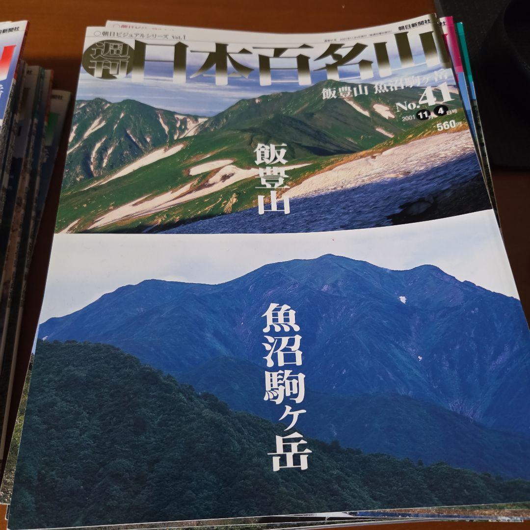 朝日ビジュアルシリーズ　週刊　続日本百名山