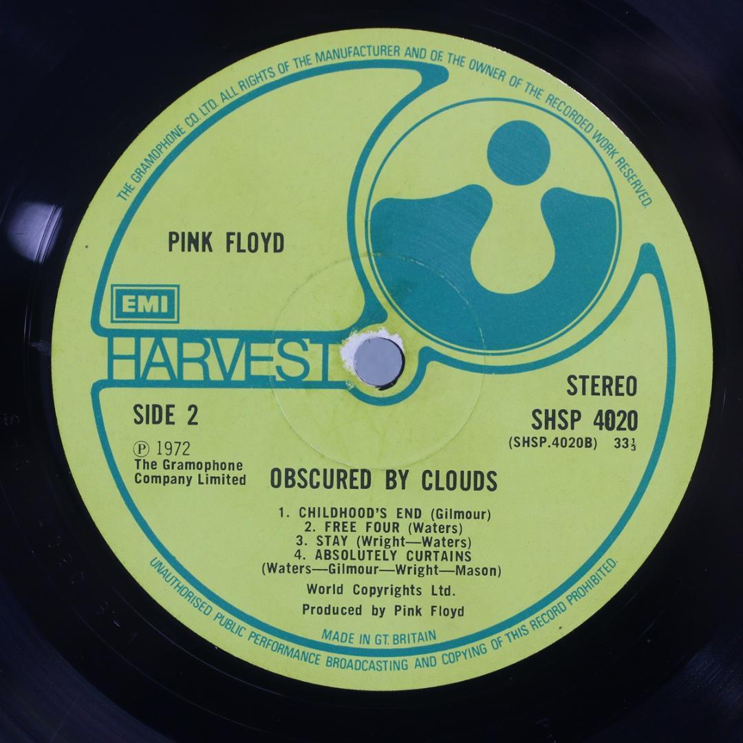 英LP Pink Floyd Obscured By Clouds UK初期