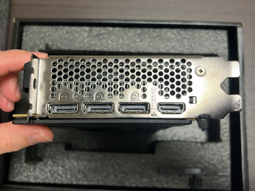 稼働約37時間　GEFORCE RTX3060Ti msi VENTUS2XOC