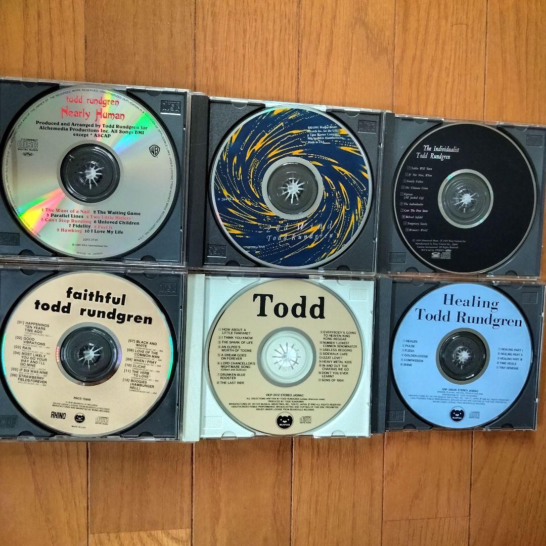 TODD RUNDGREN　トッド・ラングレンCD albumアルバム 6枚