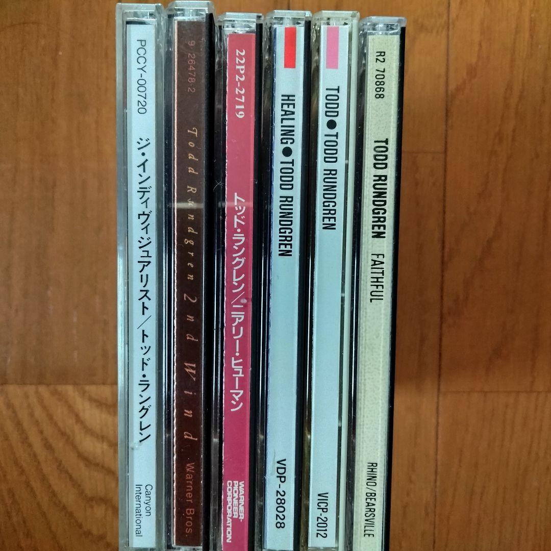 TODD RUNDGREN　トッド・ラングレンCD albumアルバム 6枚